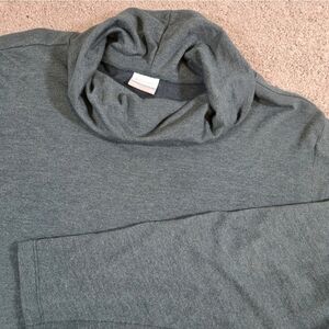 Columbia Men's Long Sleeve Turtleneck‎ Gray Shirt Size 3XL